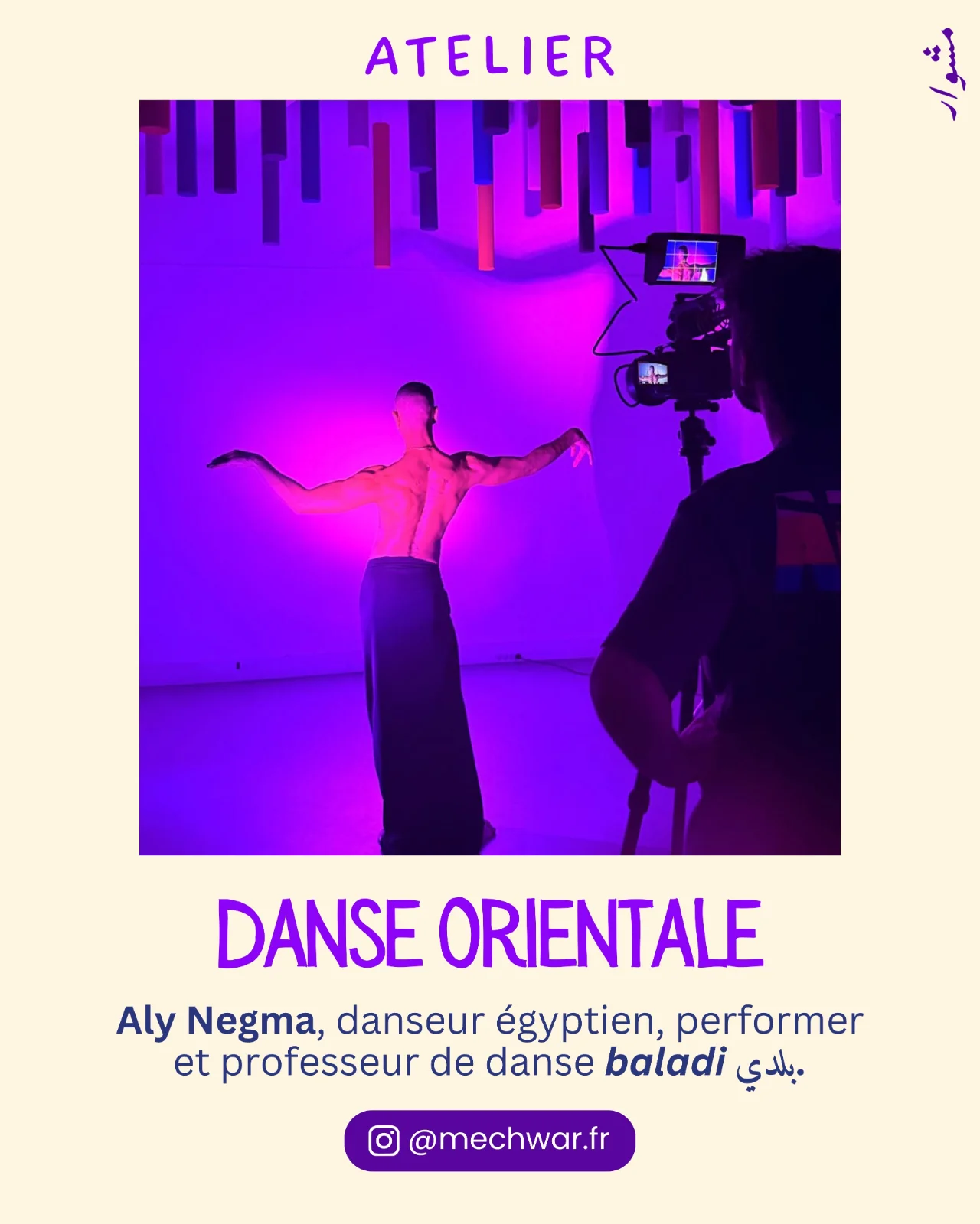 Affiche : Danse Orientale/Baladi avec Aly Negma